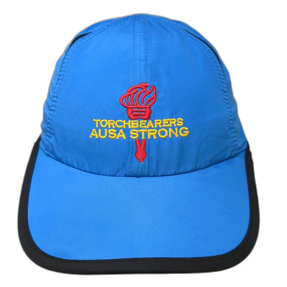 HIT WEAR Baseball Cap Blue OSFM Army Strong Torchbearers Performance Vent hat